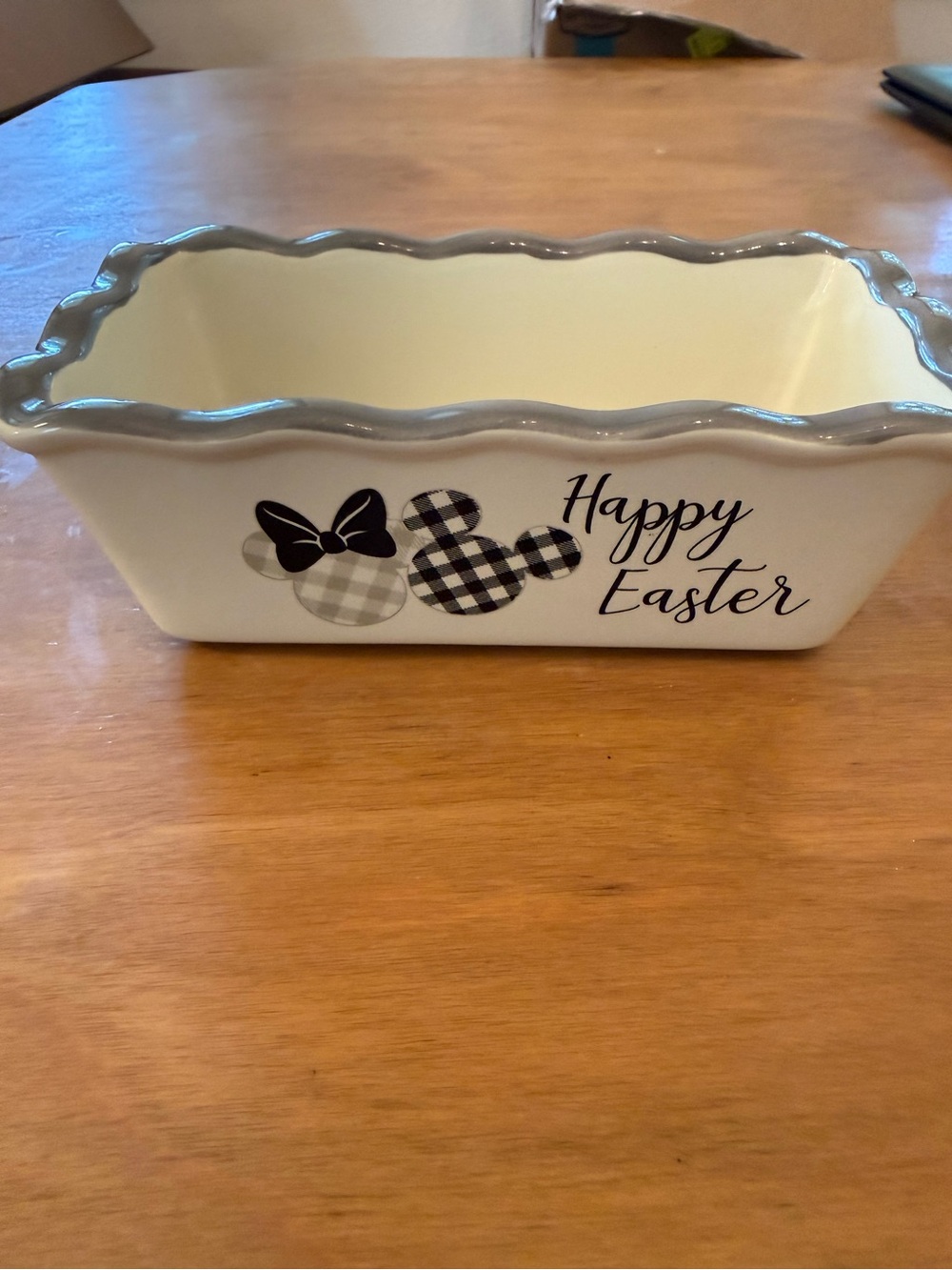 Disney ceramic mini loaf pan